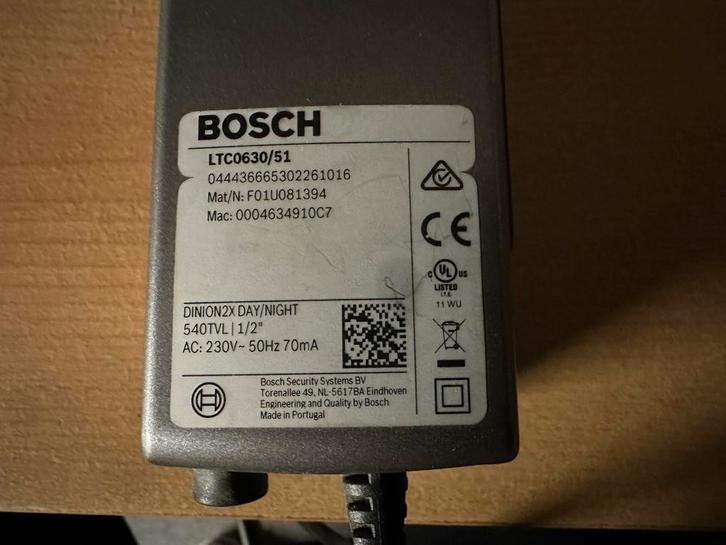 Bosch LTC0630/51 Camera - Bewakingscamera, Audio, Tv en Foto, Videobewaking, Gebruikt, Ophalen of Verzenden