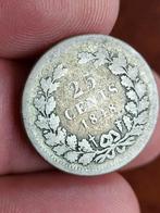 25 cent 1848 zp, Postzegels en Munten, Munten | Nederland, Ophalen of Verzenden, 25 cent
