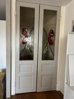 Houten deuren 63 cm B x 256, Ophalen, Minder dan 80 cm, 215 cm of meer, Binnendeur