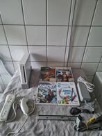 Nintendo Wii Compleet Pakket met 4 Games, Ophalen of Verzenden, Gebruikt, Met 1 controller, Met games