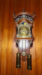 Antieke Wandklok met Maanstand, Ophalen of Verzenden