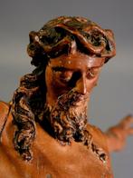 Antiek palmhouten corpus Christi 18e eeuw houtsnijwerk, Antiek en Kunst, Verzenden