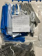 Blauwe en grijze lego rails bilzen en wissels, Ophalen of Verzenden, Zo goed als nieuw