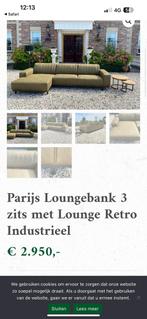 ZGAN DE BOMMEL Parijs Hoekbank - Cognac - 290 x 150, Huis en Inrichting, Banken | Bankstellen, 250 tot 300 cm, -, Zo goed als nieuw