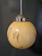Art Deco hanglamp, Huis en Inrichting, Lampen | Hanglampen, Ophalen of Verzenden, Zo goed als nieuw, Minder dan 50 cm