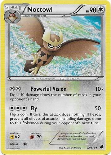 Plasma Freeze,  Noctowl [uncommon] 92/116 beschikbaar voor biedingen