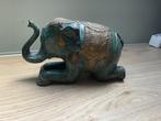 Bronzen olifant, Verzamelen, Ophalen of Verzenden, Gebruikt, Dier