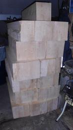vuren houten blokken ca 100 cm lang  24 cm dik, Doe-het-zelf en Verbouw, Ophalen, Nieuw, 50 mm of meer, Balk