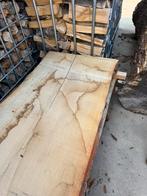 Xxl eiken boomstambladen 4mx95x8cm, Ophalen of Verzenden, Zo goed als nieuw, 250 cm of meer, Balken