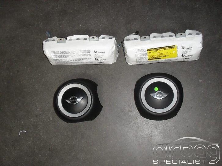 Stuur en passagier airbag Mini R56 model 2007-2013, Auto-onderdelen, Dashboard en Schakelaars, Mini, Gebruikt, Ophalen of Verzenden