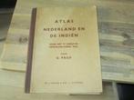 atlas Nederland en de Indiën G. Prop ( 1948 hardcover), Boeken, Ophalen of Verzenden, 1800 tot 2000, Nederland, Landkaart
