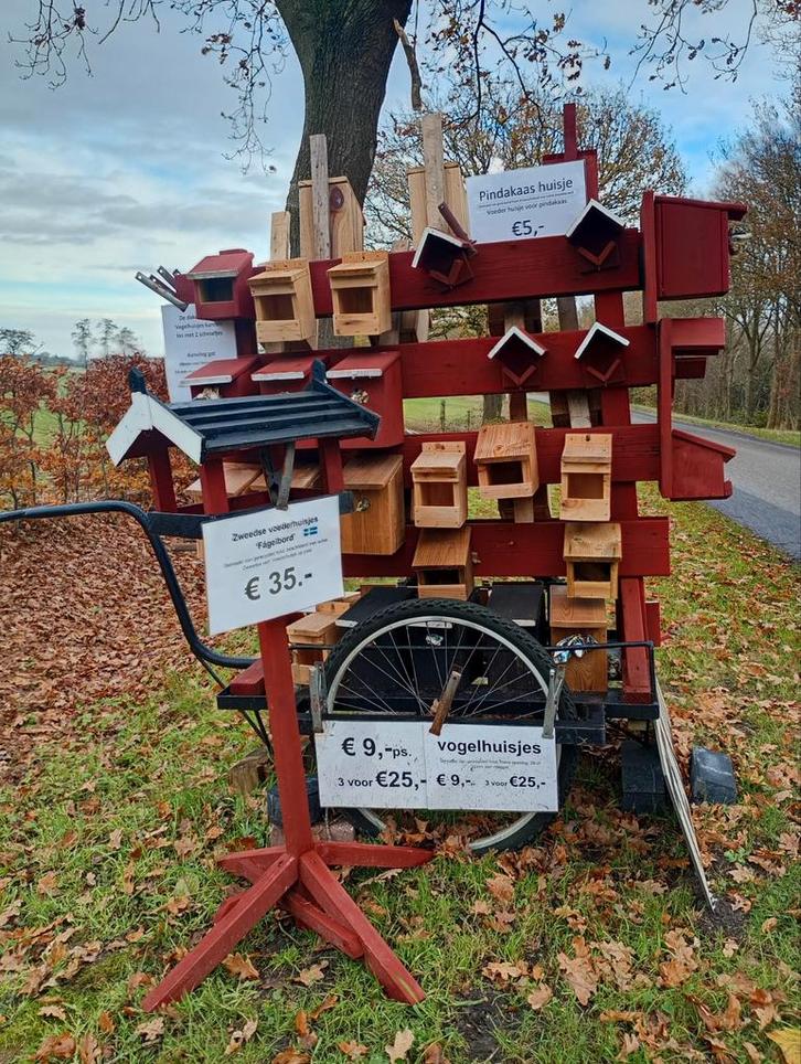 Vogelhuisje, voederhuisje, nestkastjes, Tuin en Terras, Vogelhuisjes en Vogelbaden, Nieuw, Ophalen of Verzenden