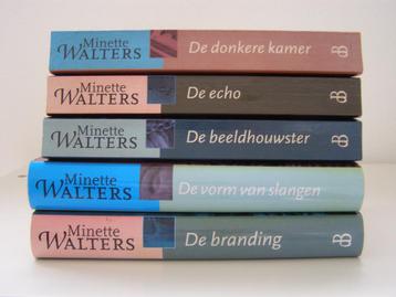 5x Minette Walters, oa De Echo De Beeldhouwster De Branding beschikbaar voor biedingen