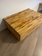 Houten salontafel, Gebruikt, 100 tot 150 cm, Teakhout, Minder dan 50 cm