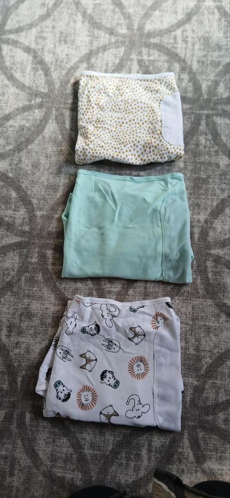 SwaddleMeyco inbakkerdoeken met kliterband, Kinderen en Baby's, Kinderkamer | Beddengoed, Zo goed als nieuw, Wit, Jongetje of Meisje