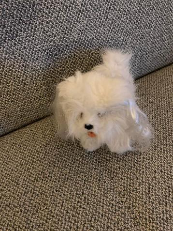 Schattig wit hondje knuffel Furreal beschikbaar voor biedingen
