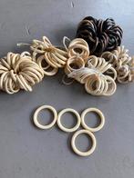 Antieke Gordijnringen - Diverse Soorten, Ophalen of Verzenden, Gebruikt, Wit