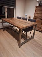 Teakhouten tafel, Ophalen, 100 tot 150 cm, Teakhout, Zo goed als nieuw