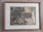 De oude toren te Vught ,  techniek droge naald, Antiek en Kunst, Ophalen of Verzenden