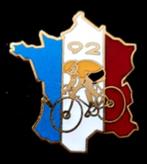 Tour de France 92 pin- met vlag, Nieuw, Sport, Speldje of Pin, Verzenden
