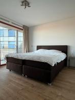Tweepersoonsbed 180x200 - Zeer nette staat!, Ophalen, Bruin, Tweepersoons, Zo goed als nieuw