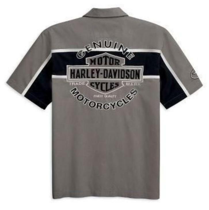 Harley-Davidson Men's  Mechanics Shirt S-M-L-XL-XXL (nieuw), Kleding | Heren, Overhemden, Nieuw, Grijs, Ophalen of Verzenden