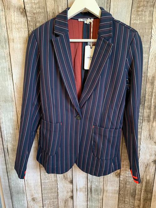Mooi nieuw blazer jasje van Tripper (Maat S), Kleding | Dames, Jasjes, Kostuums en Pakken, Nieuw, Jasje, Maat 36 (S), Blauw, Verzenden