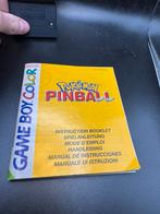 Pokemon pinball met boekje, Spelcomputers en Games, Games | Nintendo Game Boy, Ophalen of Verzenden, Zo goed als nieuw