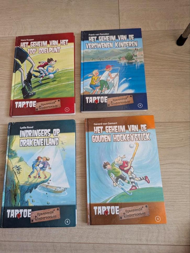 Taptoe spannende kinderboeken (4x),, Boeken, Kinderboeken | Jeugd | onder 10 jaar, Zo goed als nieuw, Fictie algemeen, Ophalen of Verzenden
