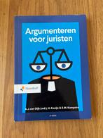 Argumenteren voor juristen - 4e editie, Boeken, Studieboeken en Cursussen, Ophalen of Verzenden, Gamma, Gelezen, HBO