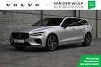 Volvo V60 T6 340PK AWD R-Design | ACC + BLIS | Harman/Kardon, Origineel Nederlands, Te koop, Zilver of Grijs, 5 stoelen