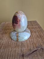 Decoratief marmer onyx aragoniet ei, Ophalen of Verzenden, Overige typen
