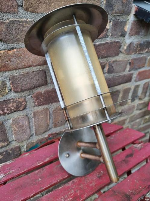 Keurige oerdegelijke RVS buitenlamp hanglamp lamp  Beschikba, Tuin en Terras, Buitenverlichting, Zo goed als nieuw, Wandlamp, Rvs