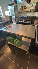 RVS Snijtafel met opslag, Ophalen