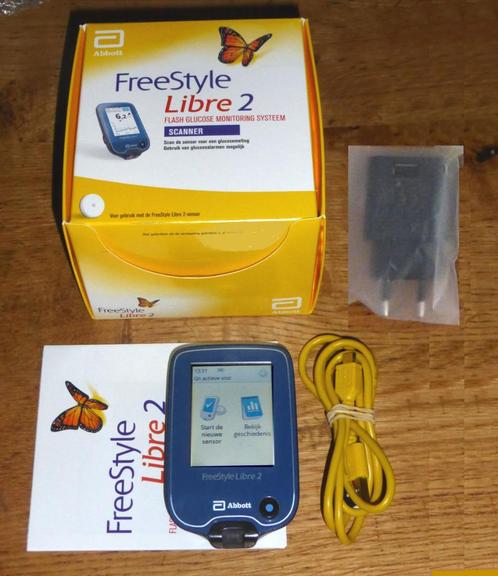 FreeStyle Libre 2 reader - compleet en goed werkend, Diversen, Verpleegmiddelen, Zo goed als nieuw, Ophalen of Verzenden