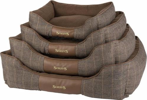 Hondenmand boxbed Scruff Windsor bruin div maten v.a. €15,-, Dieren en Toebehoren, Hondenmanden, Nieuw, Ophalen of Verzenden