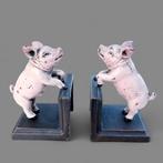 Set gietijzeren varkensboeksteunen, Ophalen of Verzenden