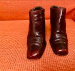 Vintage Fendi Fendissime Enkellaarsjes Maat 37 (valt als 38), Verzenden, Gedragen, Bruin, Lage of Enkellaarzen