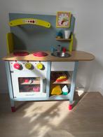Janod keukentje met accessoires, Ophalen, Gebruikt, Hout, Speelkeuken