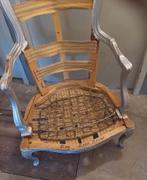 BROCANTE STOEL STOFFEER KLUS PROJECT, Antiek en Kunst, Antiek | Meubels | Stoelen en Banken, Ophalen