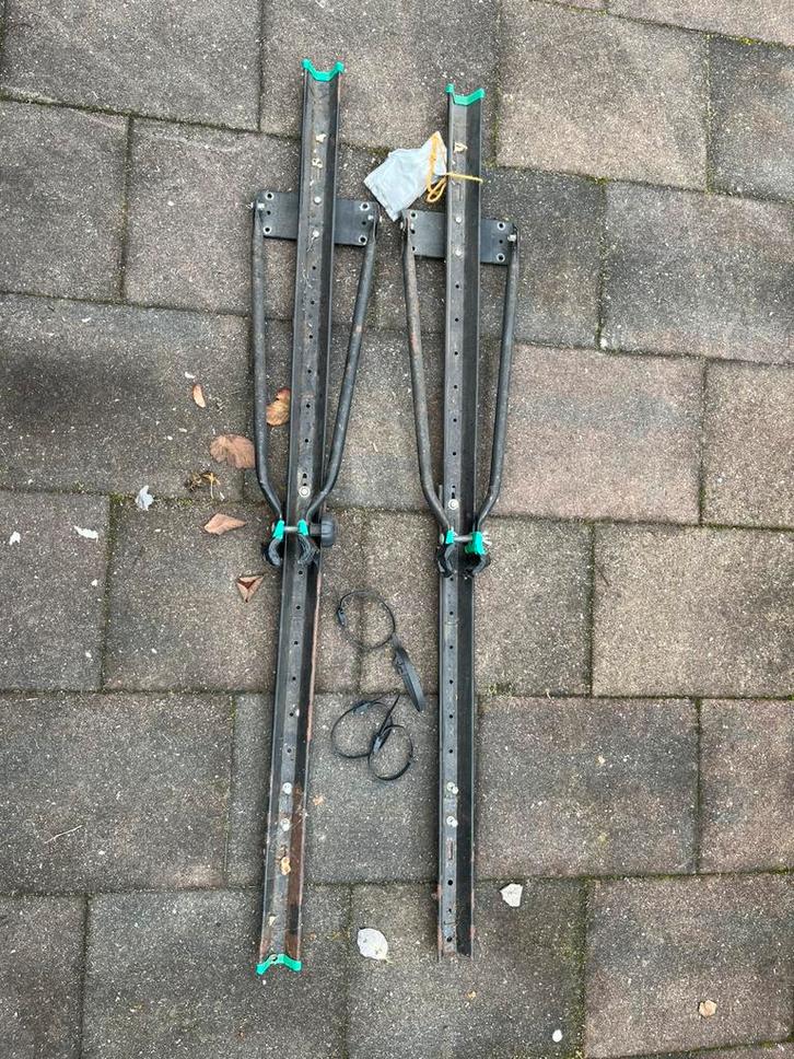Fietsendragers voor op het dak, Auto diversen, Fietsendragers, Gebruikt, Dakdrager, 2 fietsen, Ophalen