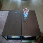 Twee IKEA FJÄLLBO tafeltjes met beschermzeil, Ophalen, Gebruikt, 50 tot 100 cm, Overige materialen