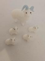 Chinees Glas Schaapjes - 5 Stuks, Antiek en Kunst, Ophalen of Verzenden