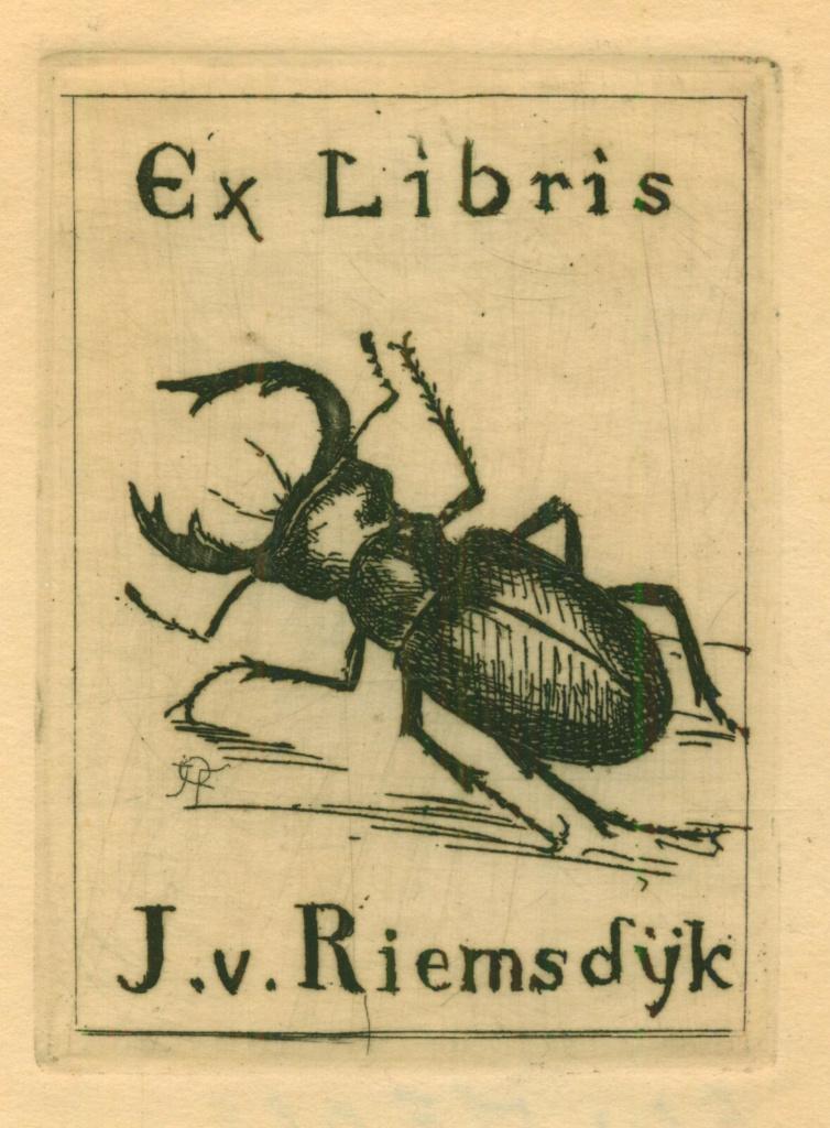 3239 Ex Libris Nederland : Joan Francois Obbes, 1947, Antiek en Kunst, Kunst | Etsen en Gravures, Verzenden