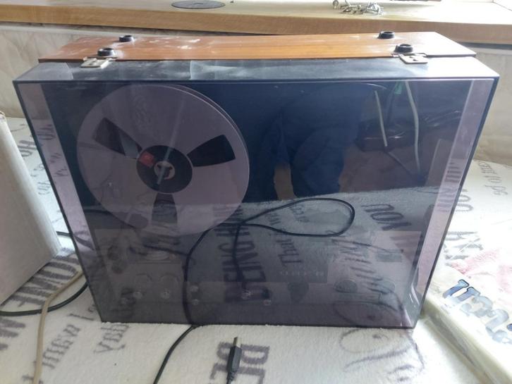 Bandrecorder met spoelen, Audio, Tv en Foto, Bandrecorders, Bandrecorder, Met stofkap, Met banden, Ophalen