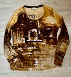 Bonita shirt met lange mouwen - longsleeve - maat M, Maat 38/40 (M), Bruin, Bonita, Ophalen of Verzenden