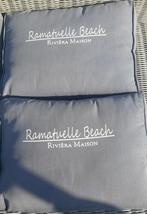 Kussen van Riviera Maison (Grijs) 48 bij 36 cm, Ophalen of Verzenden, Zo goed als nieuw