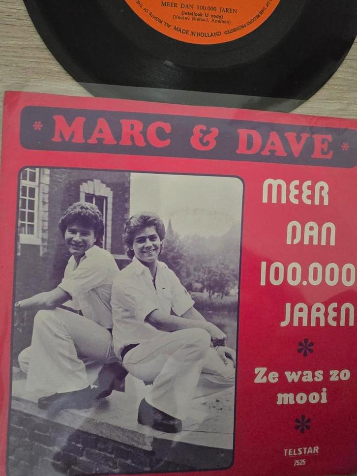 Marc & Dave/ meer dan 100.000 jaren( zeldzaam piraten topper, Cd's en Dvd's, Vinyl | Nederlandstalig, Gebruikt, Levenslied of Smartlap