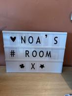 Led Lichtbak met Letters (2 stuks), Ophalen of Verzenden, Zo goed als nieuw, Overige typen