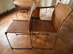 2 Tito Agnoli S21 Stoelen, Ophalen, Gebruikt, Twee, Riet of Rotan